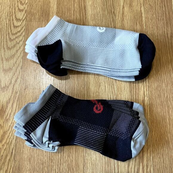 PA Plus Ankle Compression Socks Black Gray L/XL - Picture 7 of 13